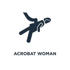 acrobat woman icon