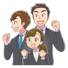 希望に満ち溢れた高校生のイラスト Wall Mural Wallpaper Murals よぴんこ Yopinco