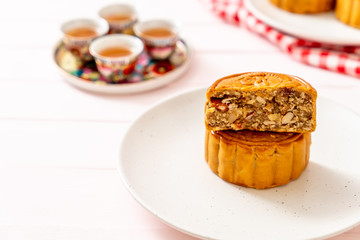 Chinese moon cake for Chinese mid-autumn festival