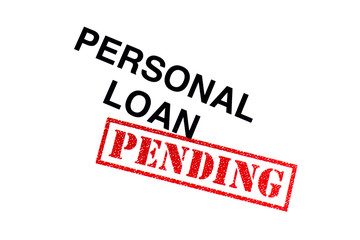 Fototapeta premium Personal Loan Pending