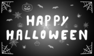 Halloween text background, wallpaper, tamplate, banner.