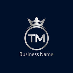 Initial Letter TM Logo Template Design
