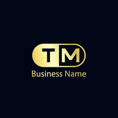 Initial Letter TM Logo Template Design