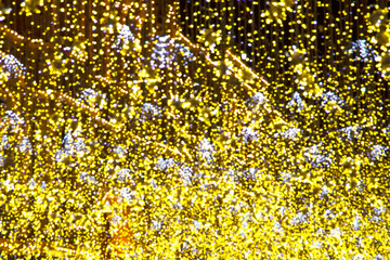 Christmas in Moscow. Christmas decorated street in Moscow