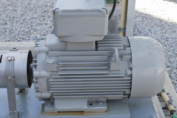 Induction motor with centrifugal pump