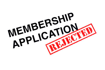 Membership Application Rejected
