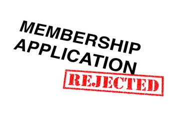 Membership Application Rejected