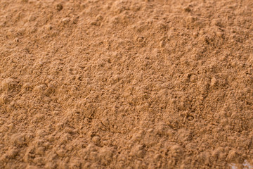 Cosmetic clay texture, background. Natural mask, dry clay for the face and body.
