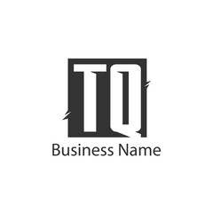 Initial Letter TQ Logo Template Design