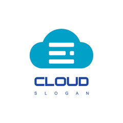 Cloud Logo, Server Icon Design