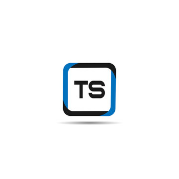 Initial Letter TS Logo Template Design