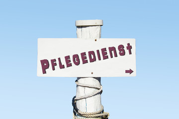 Schild 330 - Pflegedienst