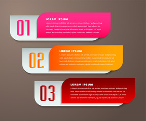 modern paper text box template for website computer graphic technology, banner Infographics