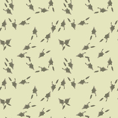 UFO military camouflage seamless pattern in different shades of green color