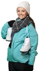 Female ice skater