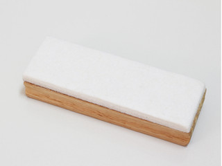 Brush removes the board on white background.