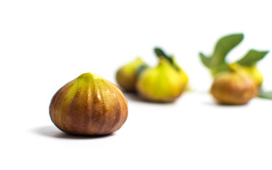 Figs isolated on white background