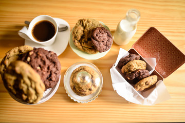 milk and cookies breakfast