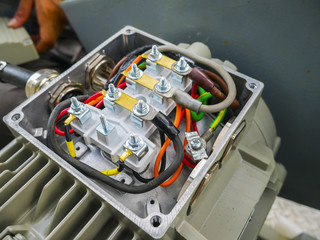 Power terminal box of motor