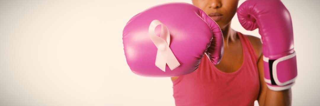 Woman for fight against breast cancer