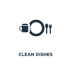 clean dishes icon