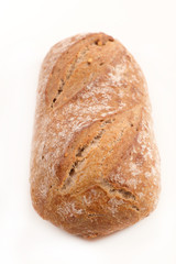 bread isolated on white background