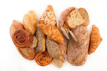 assorted bread and pastry
