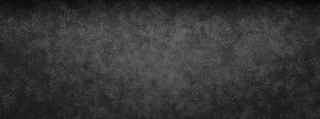 black background with texture in old vintage grunge design with dark black borders and gray center in elegant backdrop