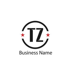 Initial Letter TZ Logo Template Design