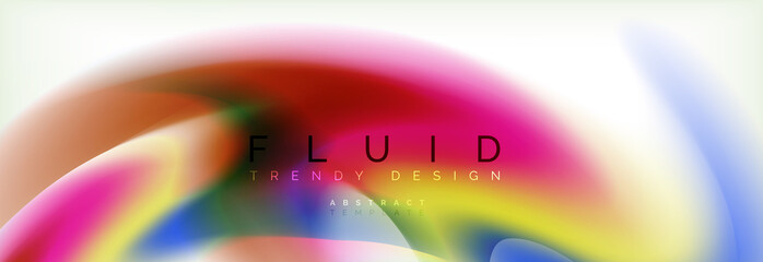Background abstract holographic fluid colors wave design