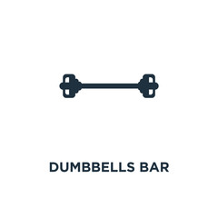 dumbbells bar icon