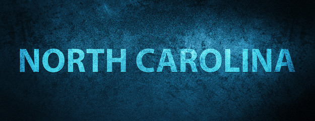 North Carolina USA special blue banner background