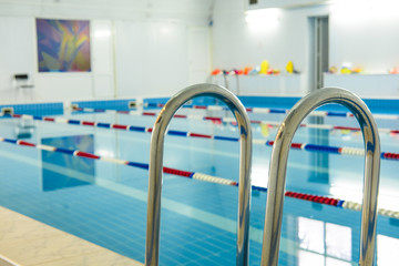 Obraz na płótnie Canvas Interior of a swimming pool