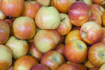 background with the image of apples