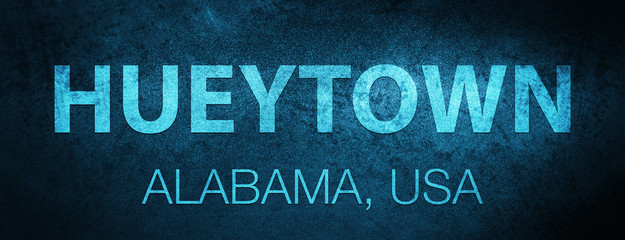 Hueytown. Alabama. USA special blue banner background