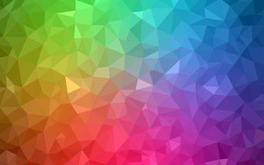 Fototapeta premium Light Multicolor vector polygonal pattern.