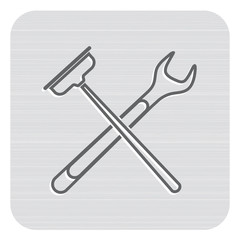 Plumbing work symbol icon