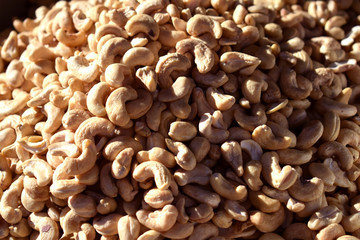 Cahew nuts background