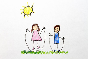 Kids Drawing Exercise