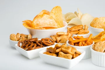 Abwaschbare Fototapete variety of snacks © BillionPhotos.com