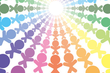 #Background #wallpaper #Vector #Illustration #design #free #free_size #charge_free #colorful #color rainbow,show business,entertainment,party,image  背景素材,イメージ,人の輪,チームワーク,仲間,コミュニティ,グループ,コミュニケーション,仲良し,