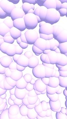 3d rendering picture of pink balls. Abstract wallpaper and background. 3D illustration