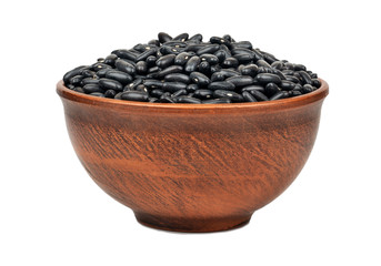 Black beans in bowl