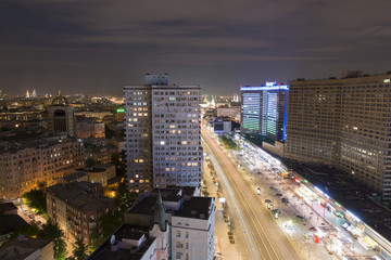 Obraz premium Moscow by night
