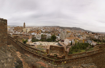 Fototapeta na wymiar Panorámica de Málaga