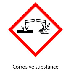 Corrosive substance vector