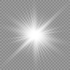Light flare special effect. Illustration.