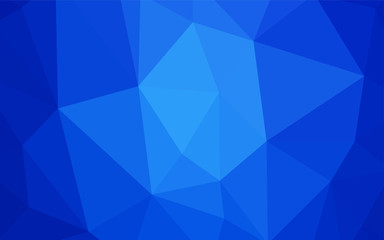 Obraz premium Light BLUE vector shining triangular backdrop.