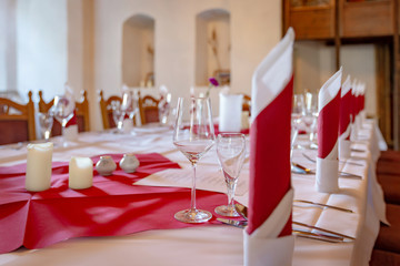 festliches Tischgedeck