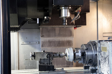 CNC milling at work